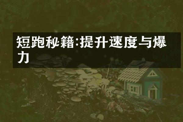 短跑秘籍:提升速度与爆发力