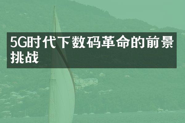 5G时代下数码革命的前景与挑战