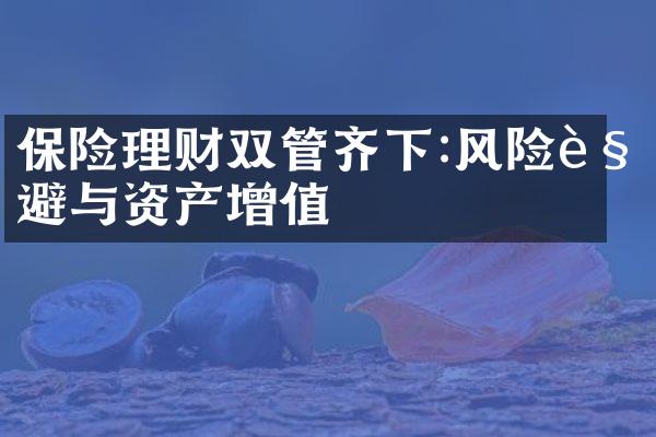 保险理财双管齐下:风险规避与资产增值