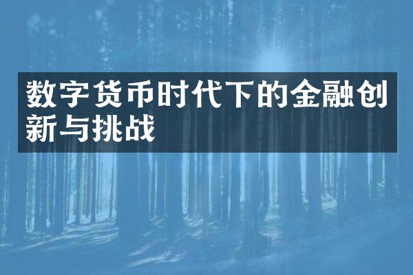 数字货币时代下的金融创新与挑战