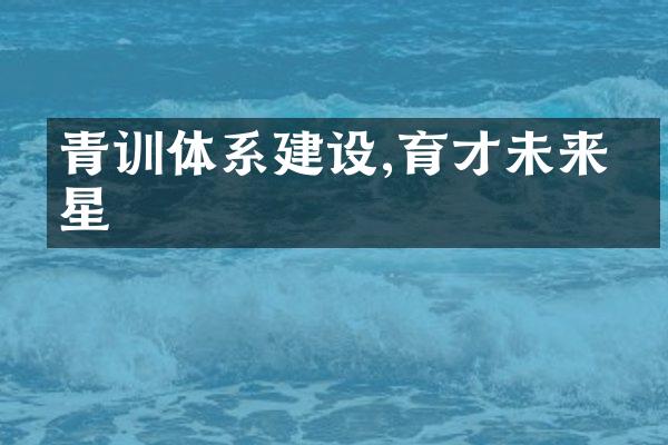 青训体系建设,育才未来之星