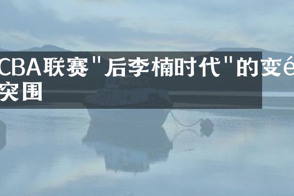 CBA联赛"后李楠时代"的变革突围