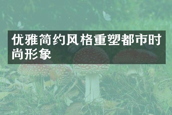 优雅简约风格重塑都市时尚形象