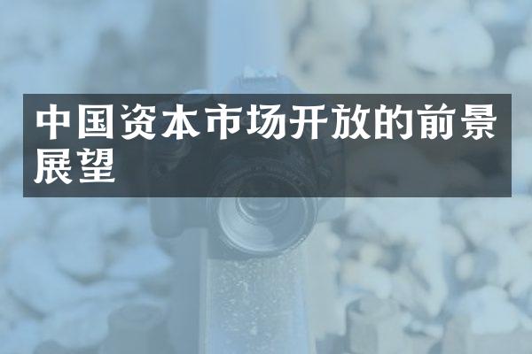 中国资本市场开放的前景展望