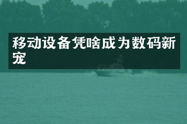 移动设备凭啥成为数码新宠