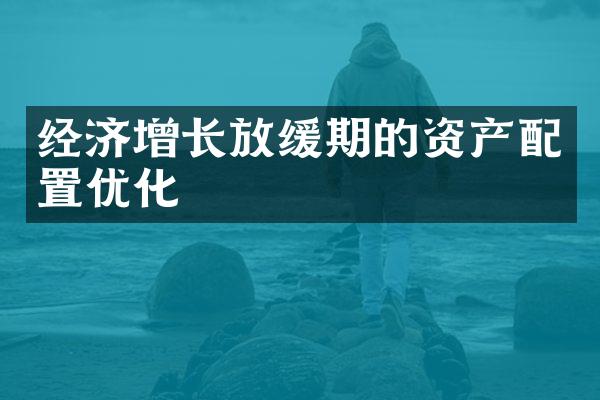 经济增长放缓期的资产配置优化