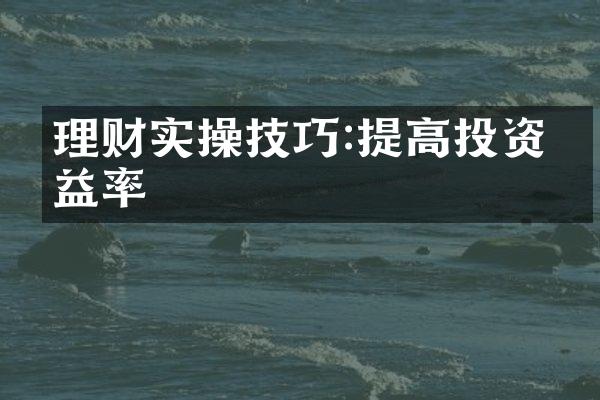 理财实操技巧:提高投资收益率