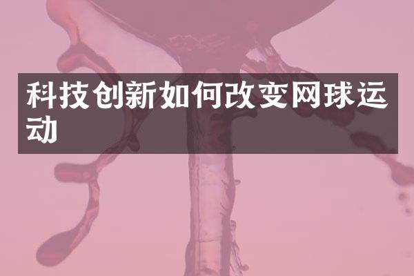 科技创新如何改变网球运动