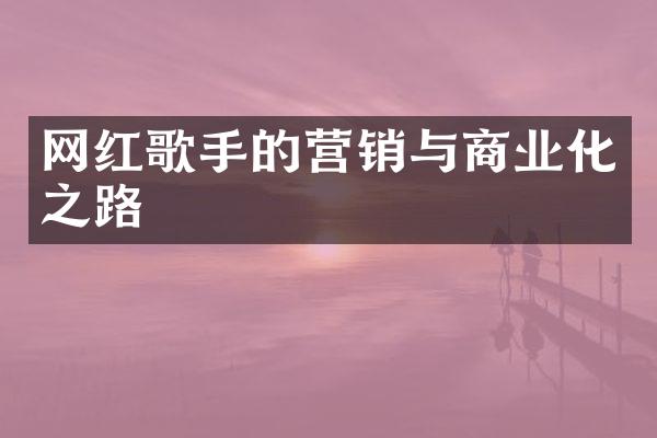 网红歌手的营销与商业化之路