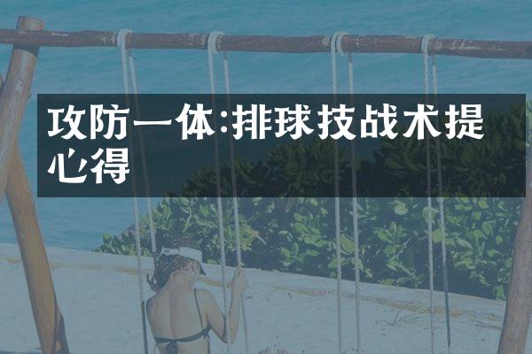 攻防一体:排球技战术提升心得