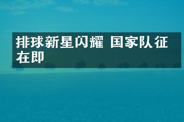 排球新星闪耀 国家队征战在即