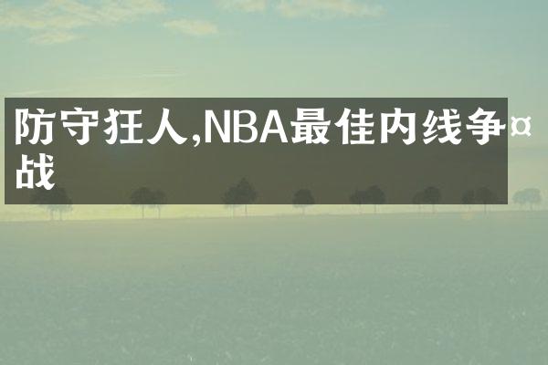 防守狂人,NBA最佳内线争夺战