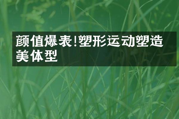 颜值爆表!塑形运动塑造完美体型