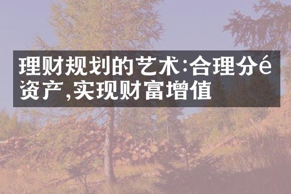 理财规划的艺术:合理分配资产,实现财富增值