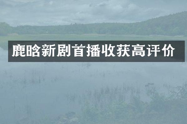 鹿晗新剧首播收获高评价