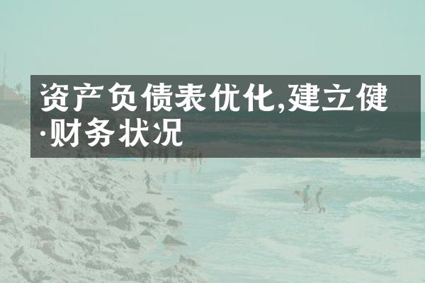 资产负债表优化,建立健康财务状况