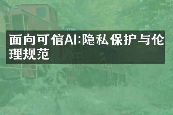 面向可信AI:隐私保护与伦理规范