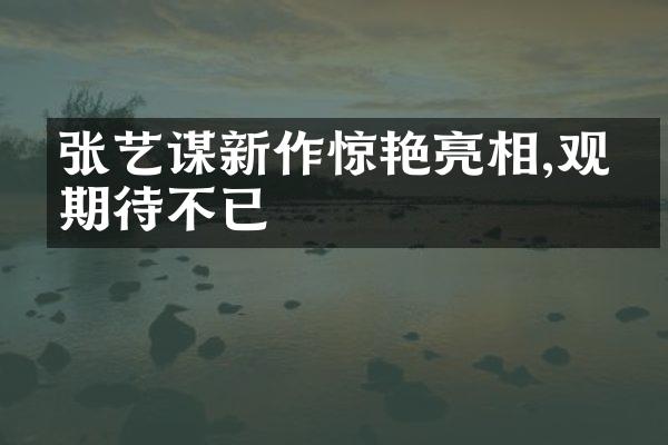 张艺谋新作惊艳亮相,观众期待不已