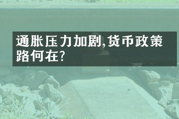 通胀压力加剧,货币政策出路何在?