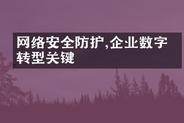 网络安全防护,企业数字化转型关键