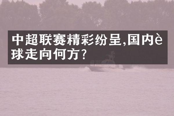 中超联赛精彩纷呈,国内足球走向何方?