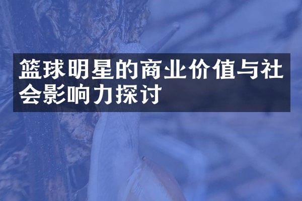 篮球明星的商业价值与社会影响力探讨