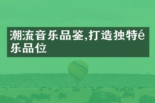 潮流音乐品鉴,打造独特音乐品位