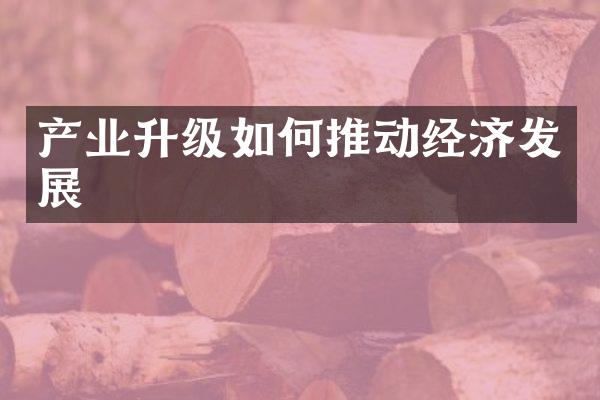 产业升级如何推动经济发展