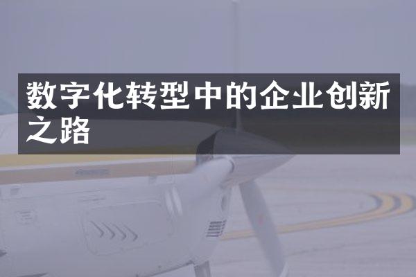 数字化转型中的企业创新之路