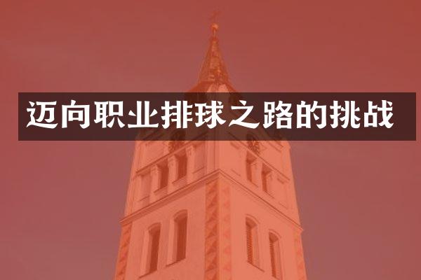 迈向职业排球之路的挑战