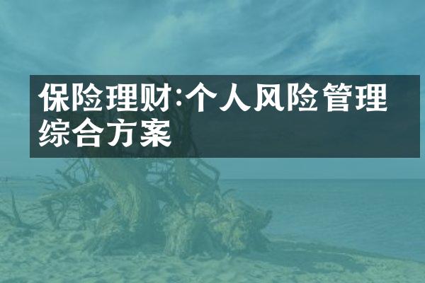 保险理财:个人风险管理的综合方案