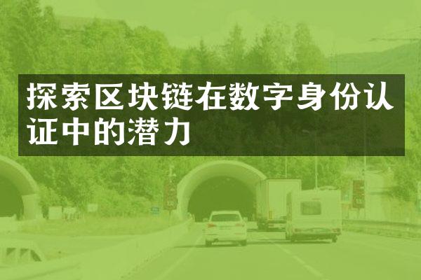 探索区块链在数字身份认证中的潜力