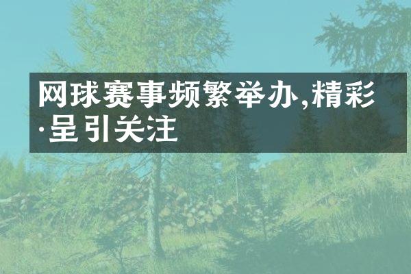 网球赛事频繁举办,精彩纷呈引关注