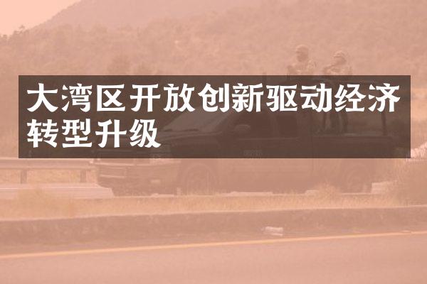 大湾区开放创新驱动经济转型升级