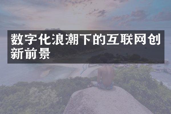 数字化浪潮下的互联网创新前景