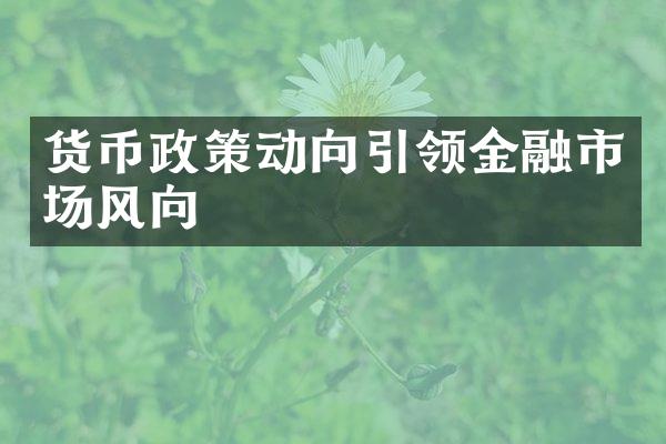 货币政策动向引领金融市场风向