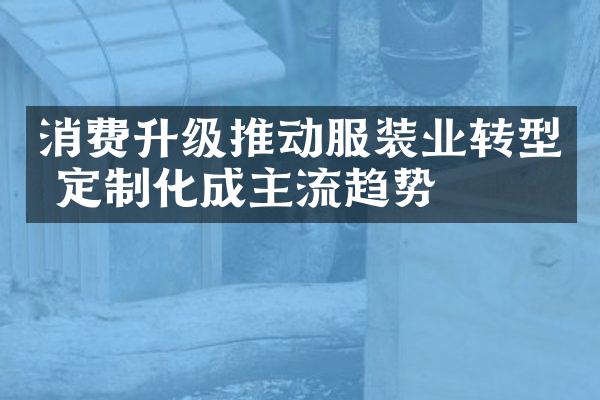 消费升级推动服装业转型 定制化成主流趋势