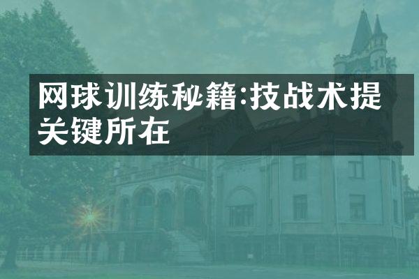 网球训练秘籍:技战术提升关键所在