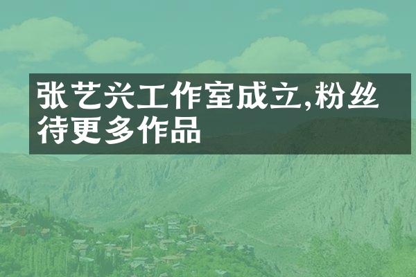 张艺兴工作室成立,粉丝期待更多作品