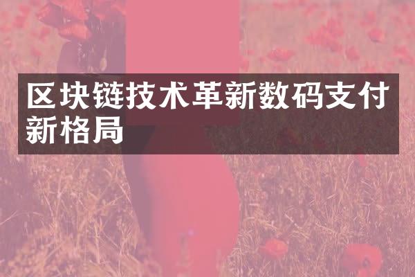 区块链技术革新数码支付新格局