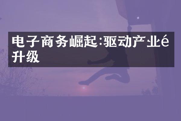 电子商务崛起:驱动产业链升级