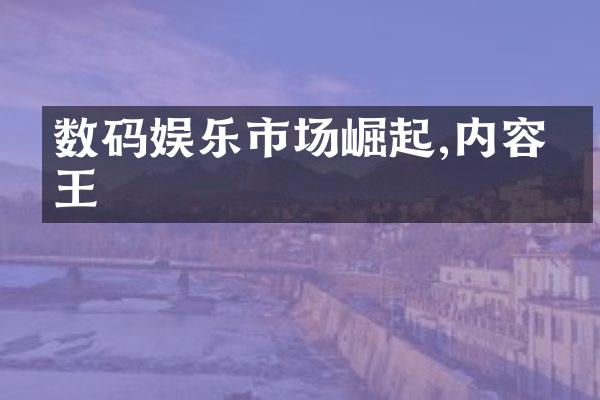 数码娱乐市场崛起,内容为王