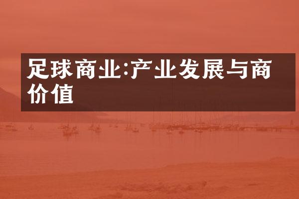 足球商业:产业发展与商业价值