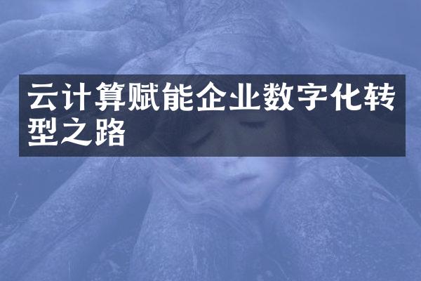 云计算赋能企业数字化转型之路