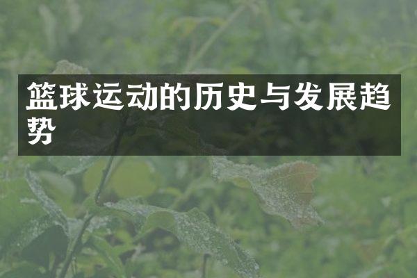 篮球运动的历史与发展趋势