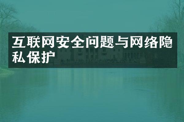 互联网安全问题与网络隐私保护