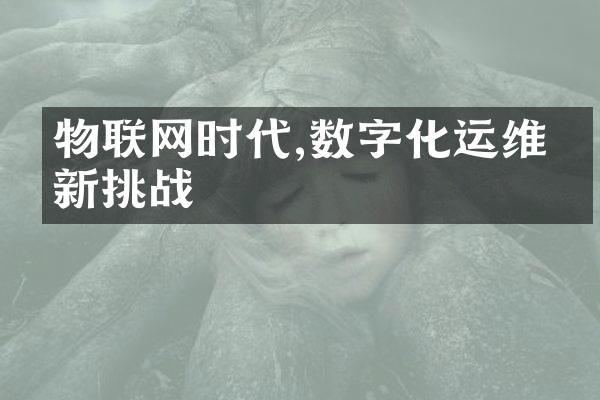 物联网时代,数字化运维成新挑战