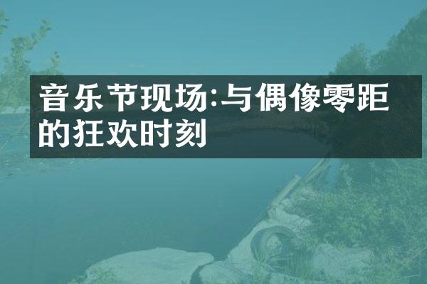 音乐节现场:与偶像零距离的狂欢时刻