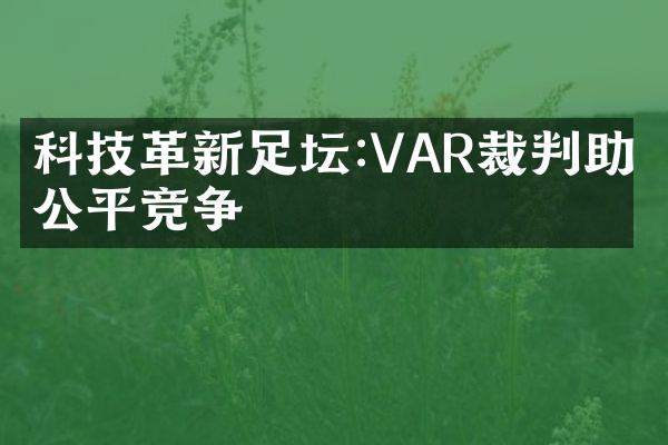 科技革新足坛:VAR裁判助力公平竞争