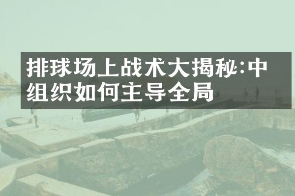 排球场上战术大揭秘:中场组织如何主导全局